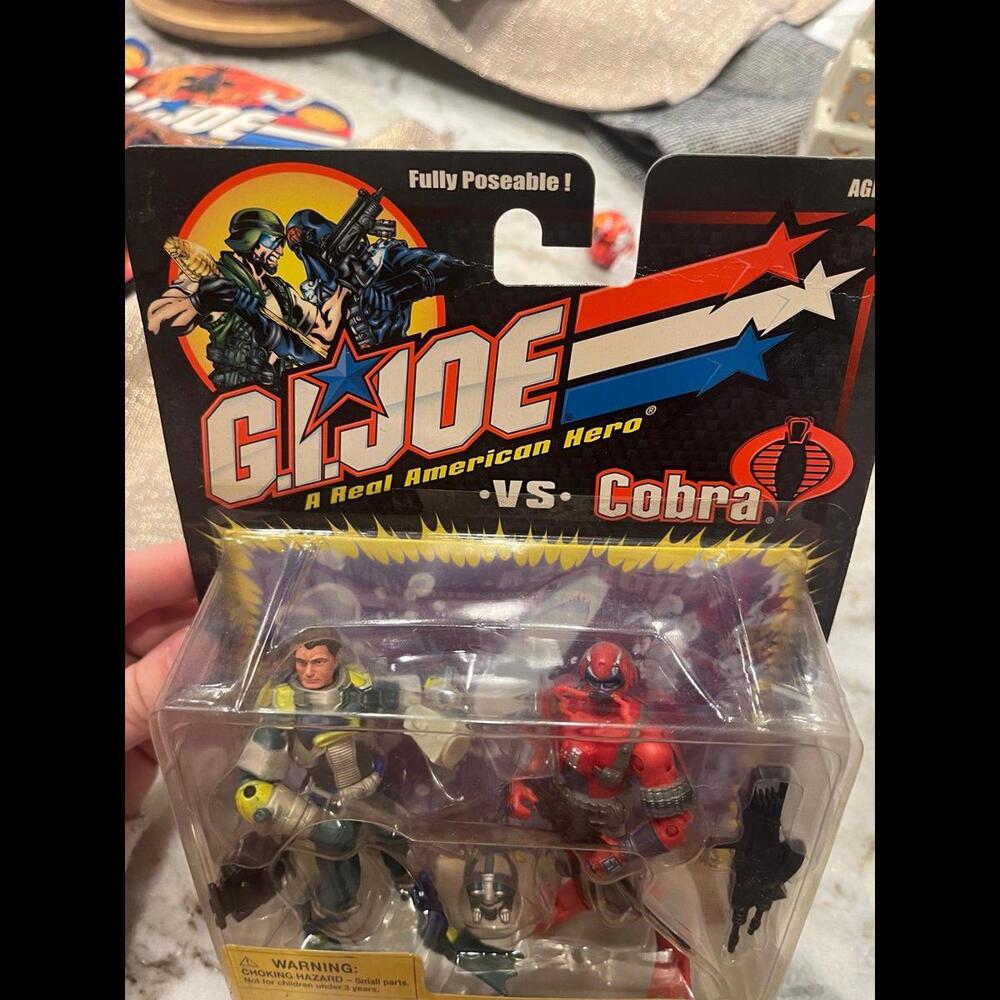 G.I. Joe A Real‎ American Hero Wet Suit Vs Cobra Moray Dual Action Figure NEW - Picture 4 of 8
